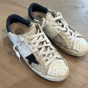 Golden Goose women’s super-star with navy star size 39 (US 8.5/9)